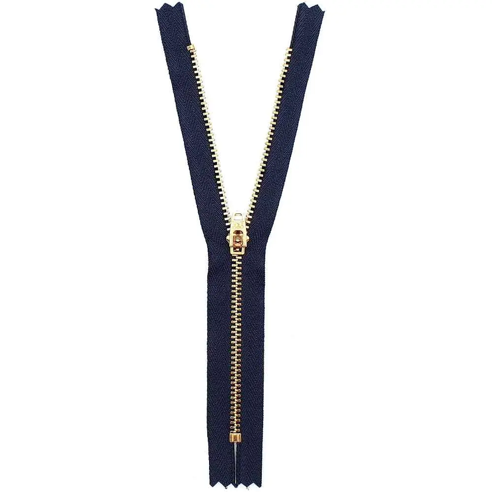 زیپ 16 سانتیمتر فلزی ته بسته سایز 4.5  