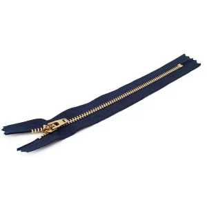 زیپ 17 سانتیمتر فلزی ته بسته سایز 4.5 