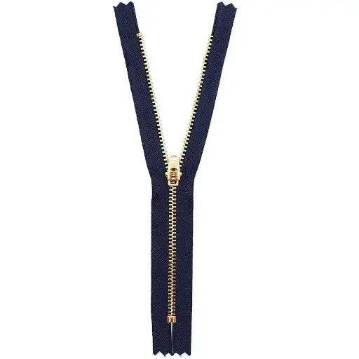 زیپ 16 سانتیمتر فلزی ته بسته سایز 4.5  